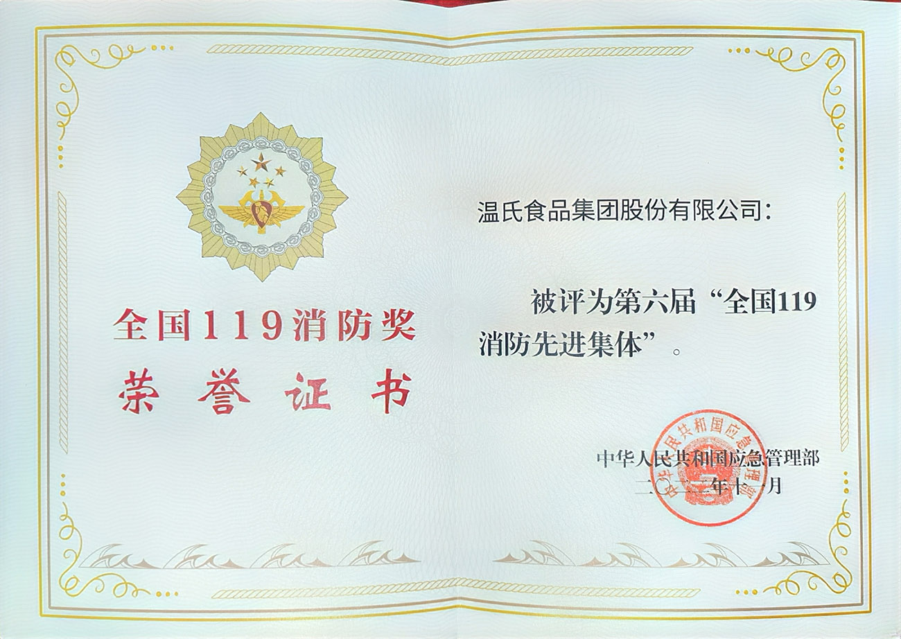 凯发k8娱乐官网股份被评为第六届“全国119消防先进集体”-证书.jpg